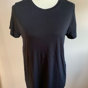 Vince NWT black short sleeve shirt size large.